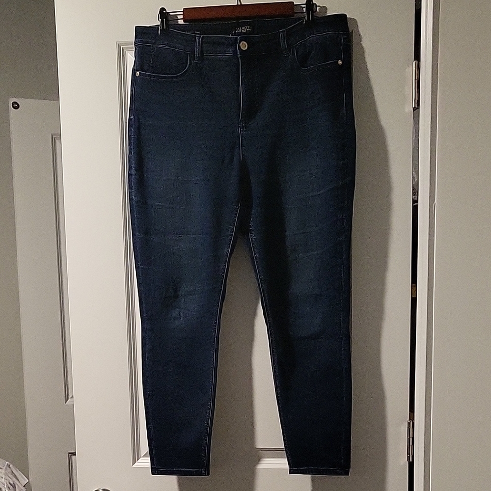 Talbots Deep Indigo Skinny Jeans